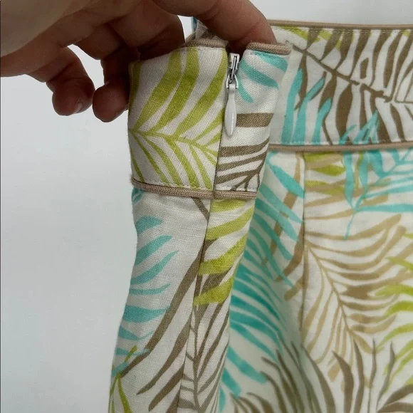 VINEYARD VINES Womens Palm Frond Skirt - Sz 8 - Picture 5 of 7